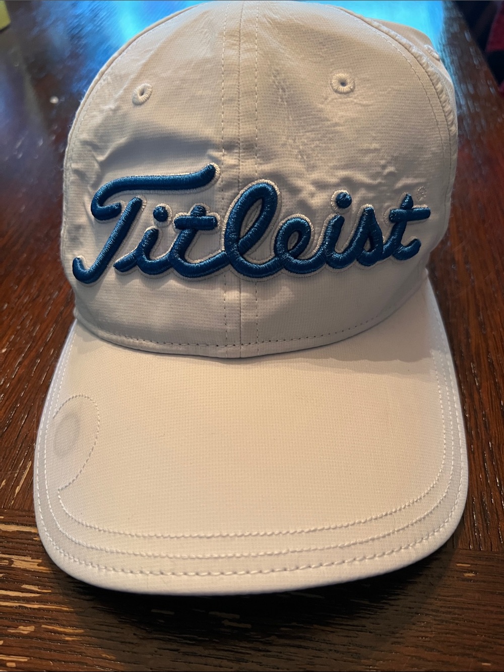 White Titleist hat